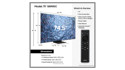 Samsung 75" QN900C Neo QLED 8K Smart TV (2023)