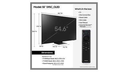 Samsung 55" S95C OLED 4K Smart TV (2023)