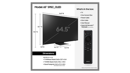 Samsung 65" S95C OLED 4K Smart TV (2023)